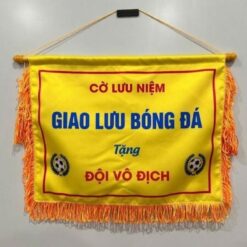 Cờ lưu niệm giải giao lưu bóng đá