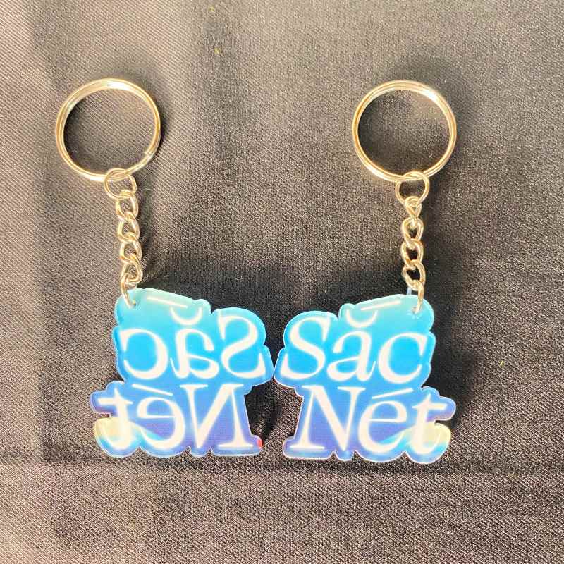 Móc khóa mica in từ sắc nét