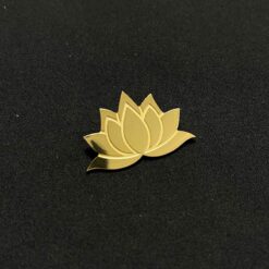 Huy hiệu kim loại hình bông sen