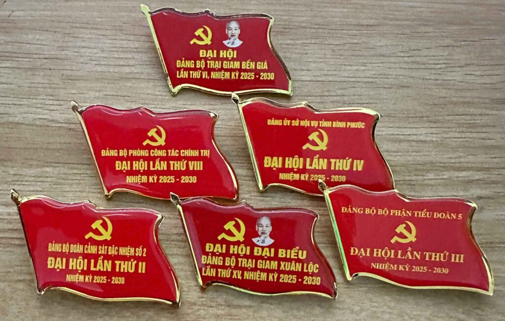 Huy hiệu cờ Đảng cho đại hội đại biểu, sự kiện của Đảng bộ