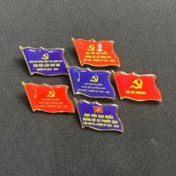 Huy hiệu cờ Đảng thiết kế theo yêu cầu