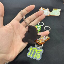 Móc khóa mica 5mm in theo yêu cầu