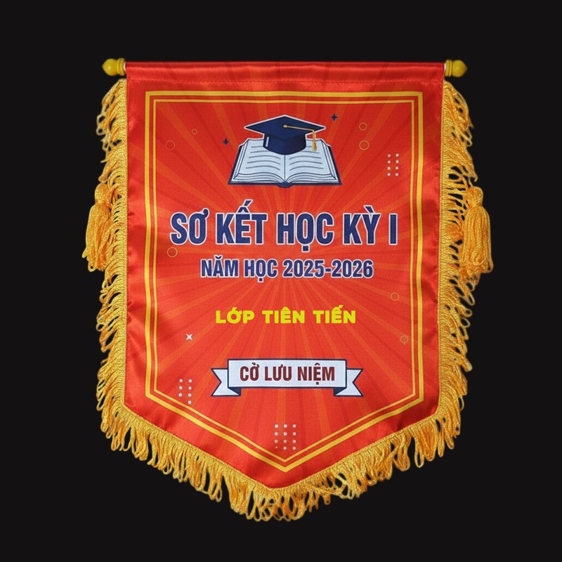 Cờ lưu niệm sơ kết học kỳ