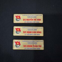 Bảng tên kim loại phủ keo