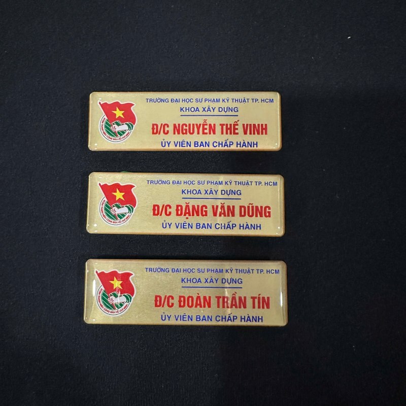 Bảng tên kim loại phủ keo