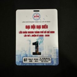 Làm thẻ pvc đại hội