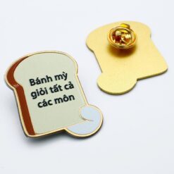 Huy hiệu ghim cài hình bánh mì