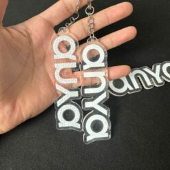 Móc khóa in uv 1 mặt