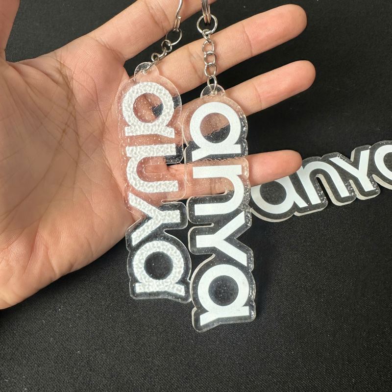 Móc khóa in uv 1 mặt