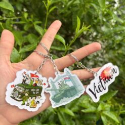 Móc khóa mica quà tặng ngày độc lập