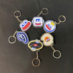 Móc khóa mica đế dày 5mm