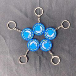 Móc khóa mica tròn 4.5cm