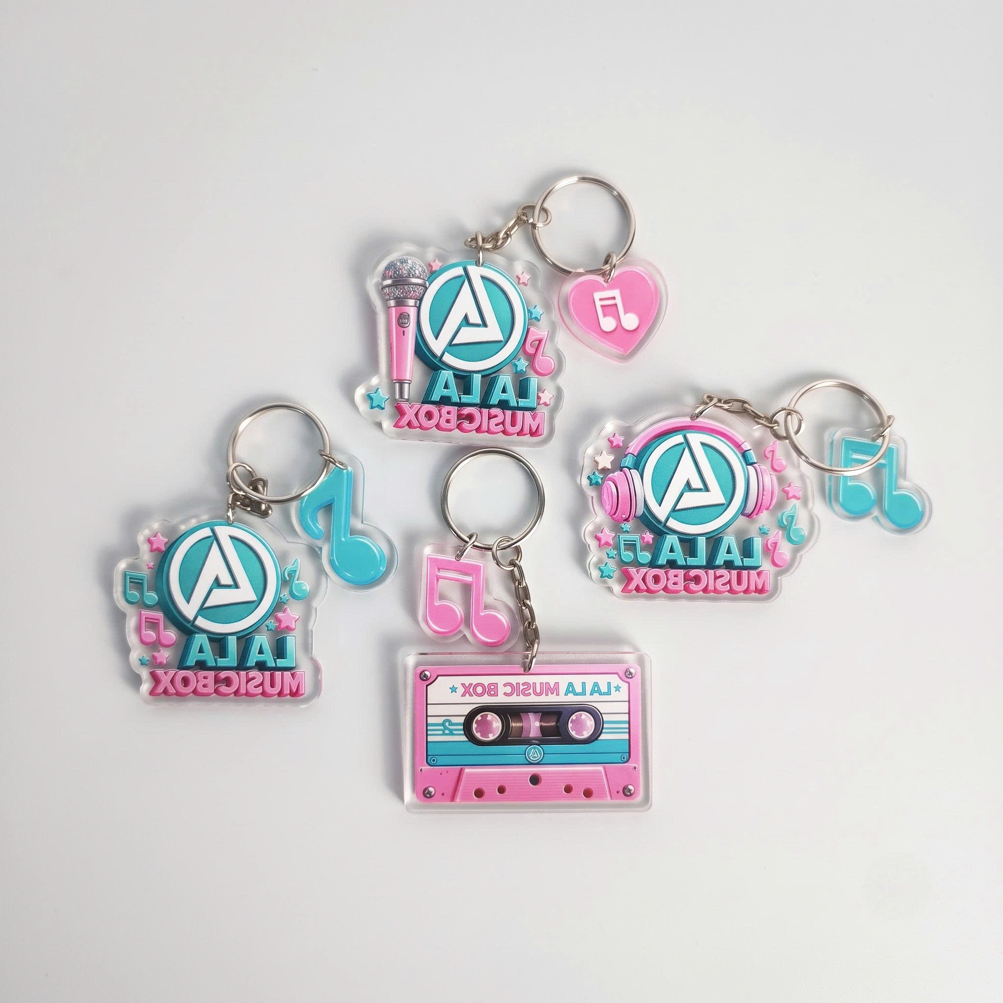 Keyring double board in uv