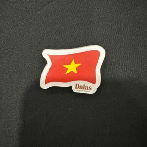 Huy hiệu mica mừng ngày thống nhất đất nước